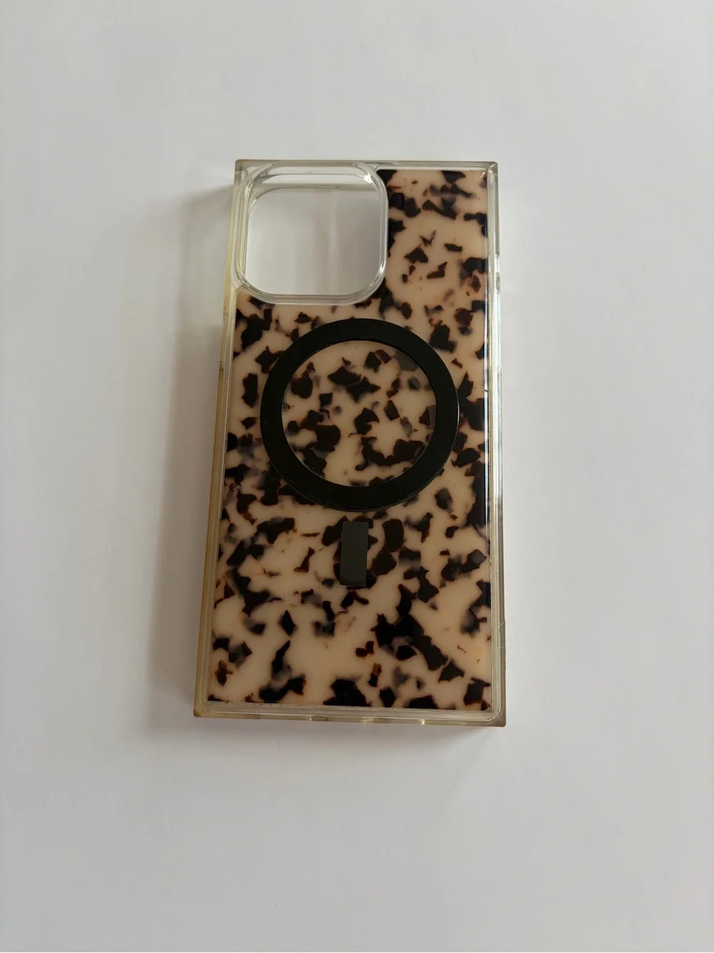 Blonde Tortoise Shell Case for iPhone 15 Pro Max + MagSafe